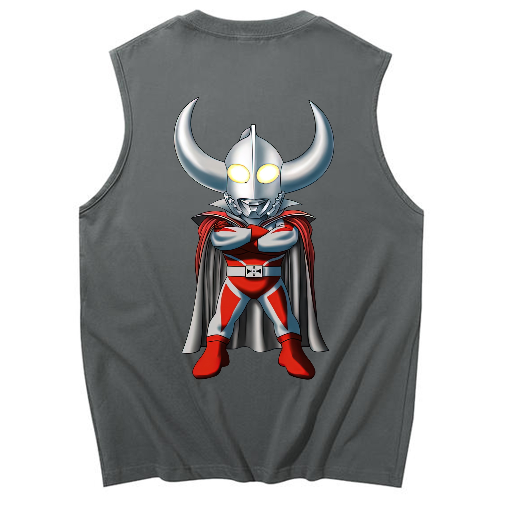 （画像用） ウルトラマン Ultraman コットン100％タンクトップ（背面プリント）